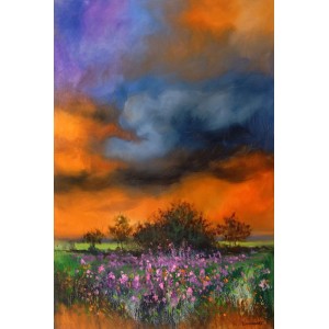 Tahir Bilal Ummi, 24 x 36 Inch, Oil on Canvas, Landscape Painting, AC-TBL-111